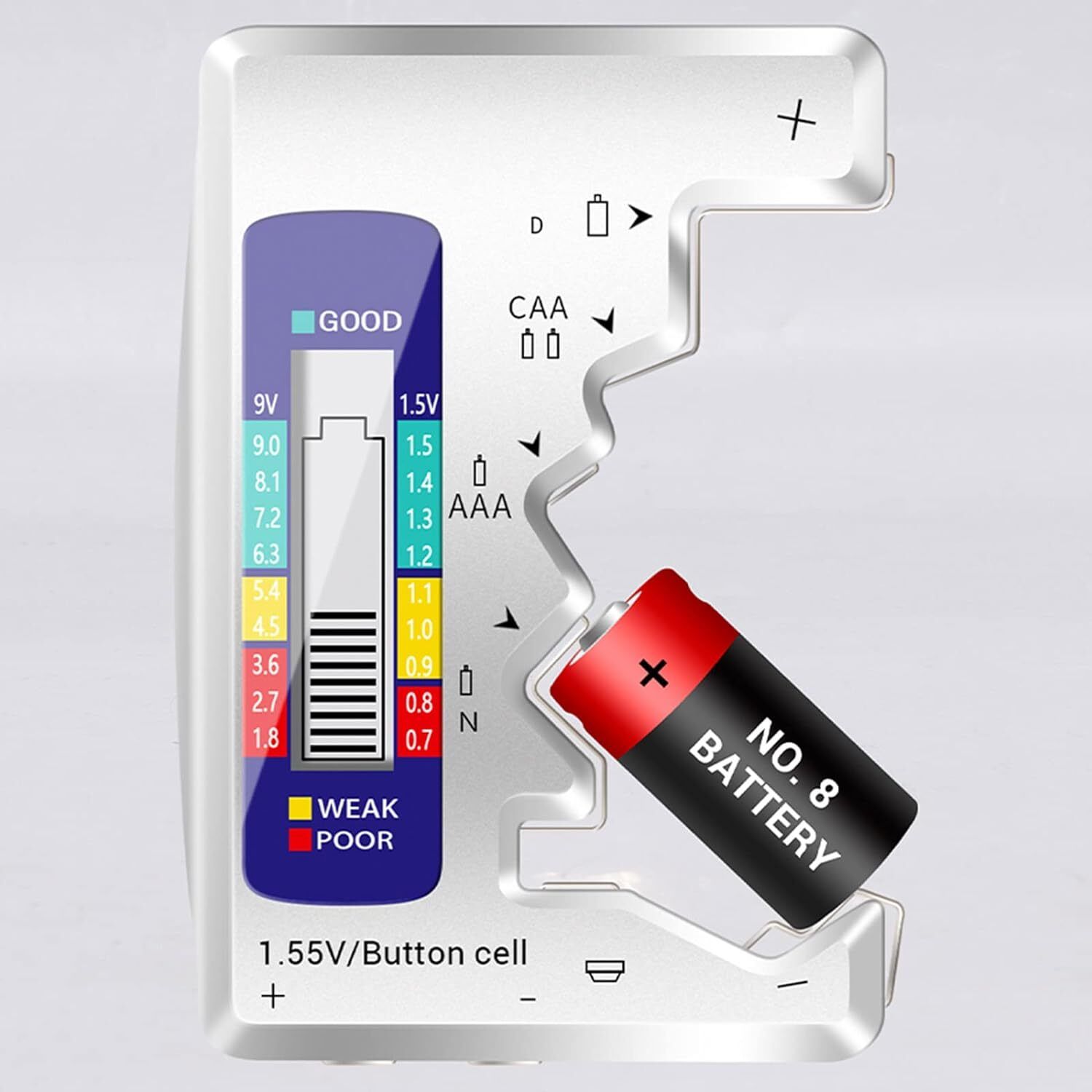elephantboat Battery Tester, Universal Digital Battery Checker Digital Battery Tester-picture-33
