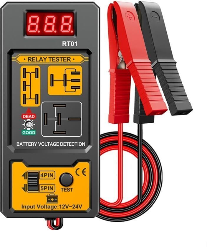 12V/24V Automotive Relay Tester Digital Battery Analyzer for Car & Truck Digital Battery Tester-image-39