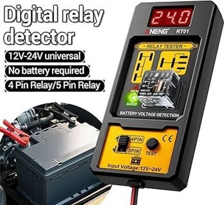 obdking Digital Relay Tester 12v-24v Car Bike Tester Digital Battery Tester-picture-8