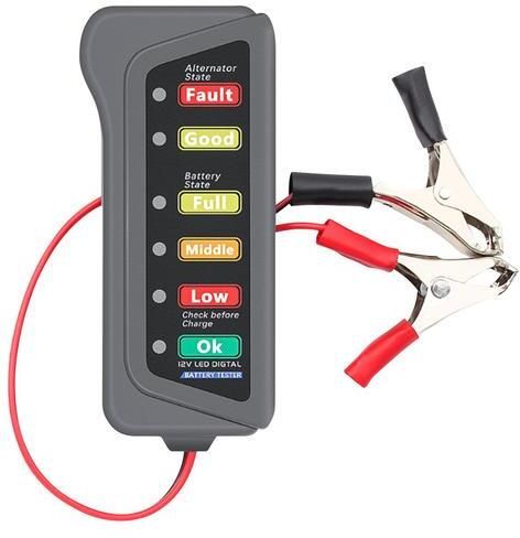 auto avenue 12V Car Battery Load & Alternator Charging Tester LED Digital Battery Tester-picture-10