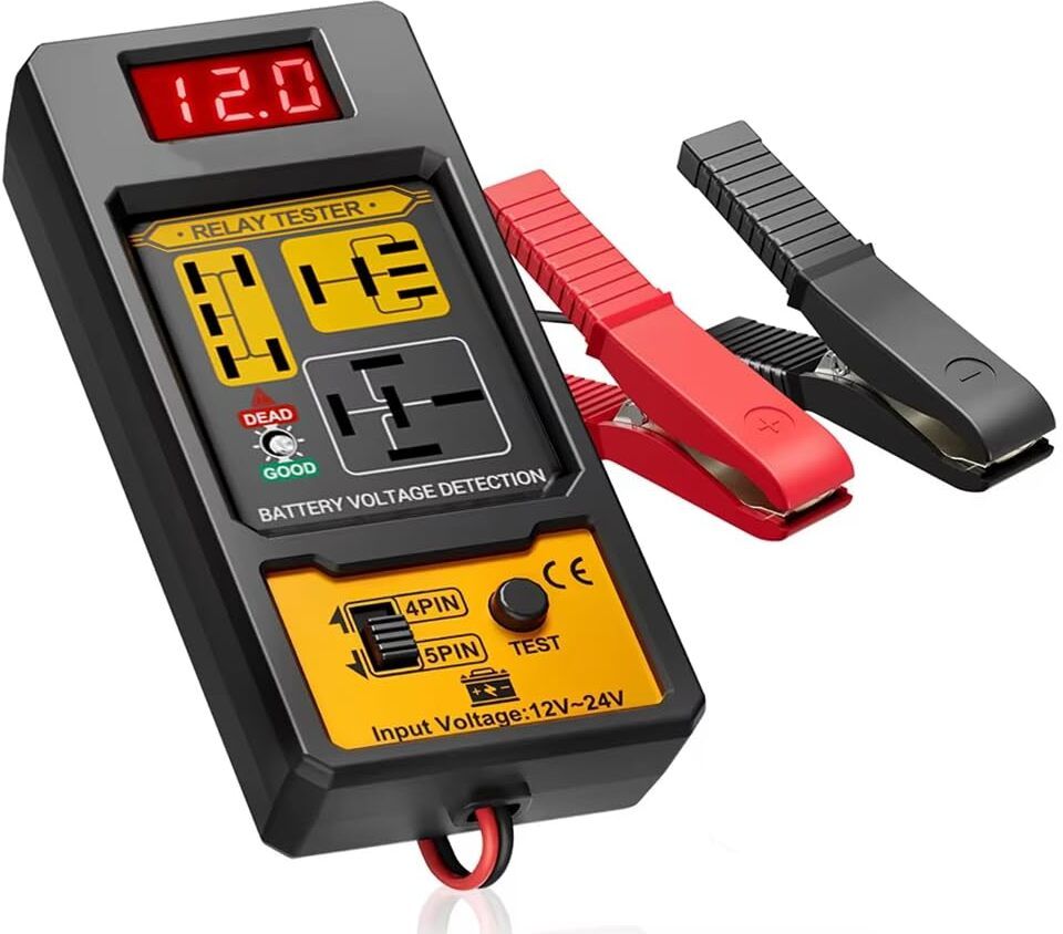 12V/24V Car Relay Tester Digital Battery Voltage Analyzer Tool Digital Battery Tester-image-38