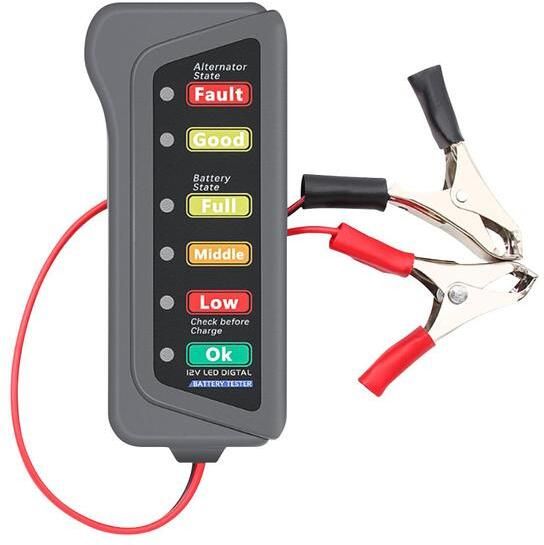 auto avenue 12V Automotive Charging System Analyzer LED Indicator Digital Battery Tester-picture-5