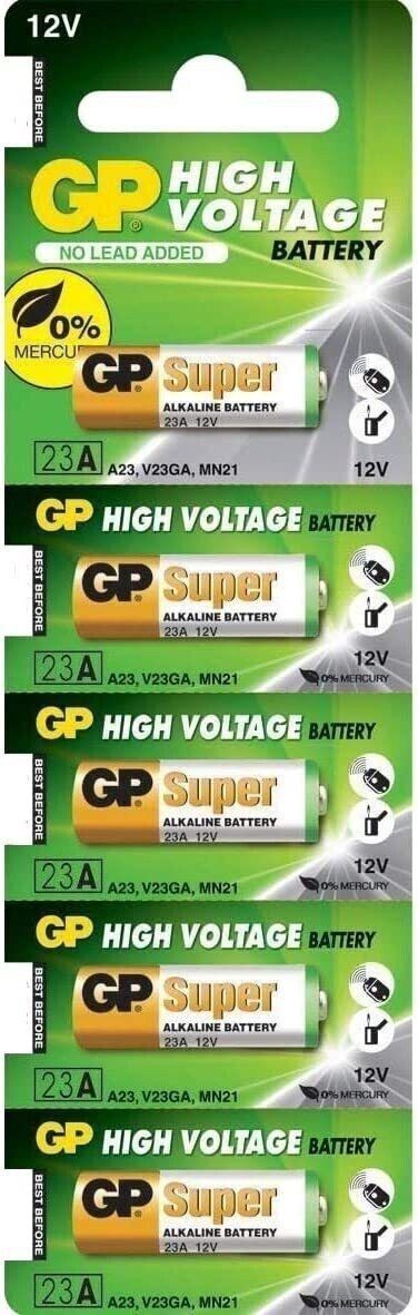 imaginea A23 12V Alkaline 23-A Replacement23AE GP - 5 PackBattery-picture-17