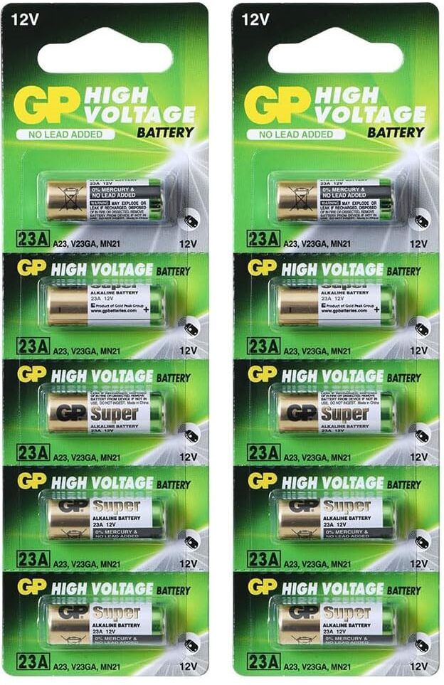 23A Pack of 10 Pieces 12V Alkaline High Voltage Cell Car Remote Battery-image-9
