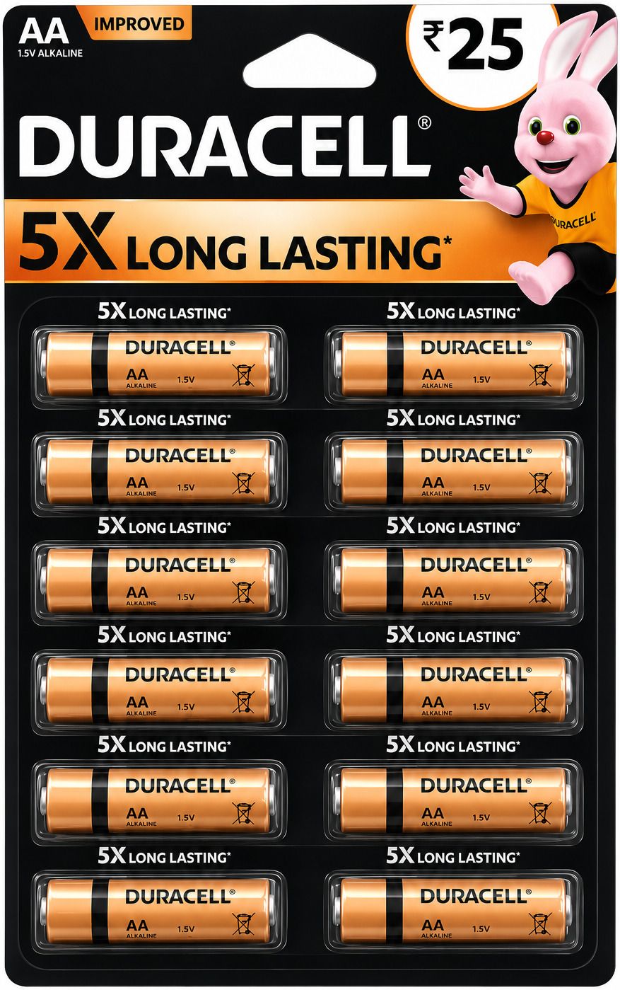 duracell 5X LONG LASTING, AA Alkaline 1.5V Battery-picture-18