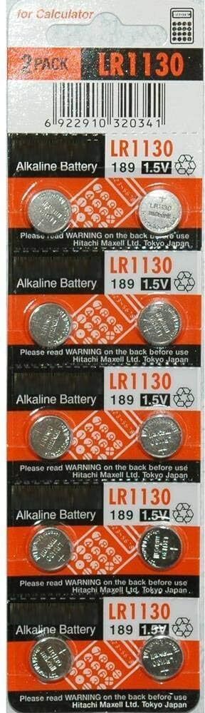 ssuo Lr1130 Ag10 189 1.5V Alkaline Button Cell Batteries Battery-picture-11