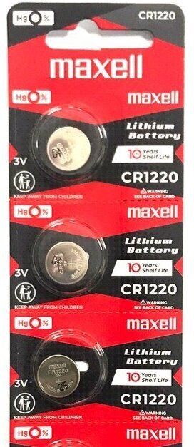 maxell Lithium cell CR1220 3V for Wrist Watches ,Calculators, Medical Devices Battery-picture-19