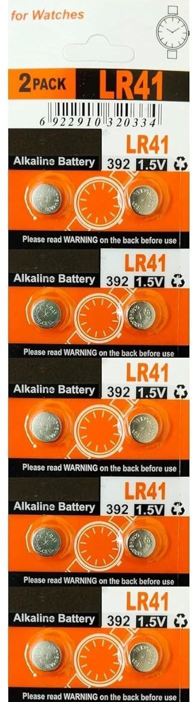 ariesmo LR41, SR41W, AG3, G3, 392A ,1.5V Alkaline Button Coin Cell Battery-picture-21