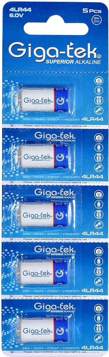 giga-tek LR23A 12V Alkaline Pack of 5 Compatible with A23 MN21 VR22 L1028 Battery-picture-36
