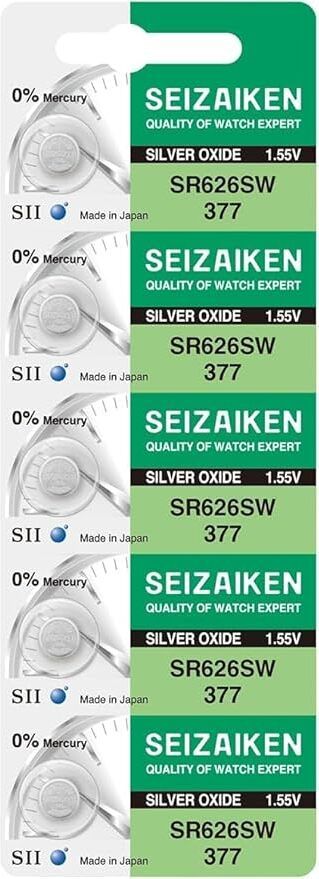 livinqo SEIZAIKEN SR626SW Silver Oxide Watch,1.55V,30mAh,Made in Japan,377 Model Battery-picture-10