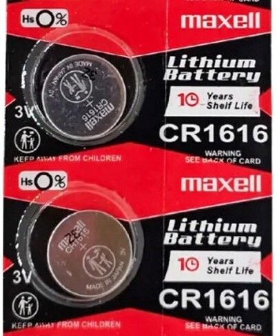 maxell CR1616 3V Lithium cell Used in watches, key fobs, calculators, sensors Battery-picture-26