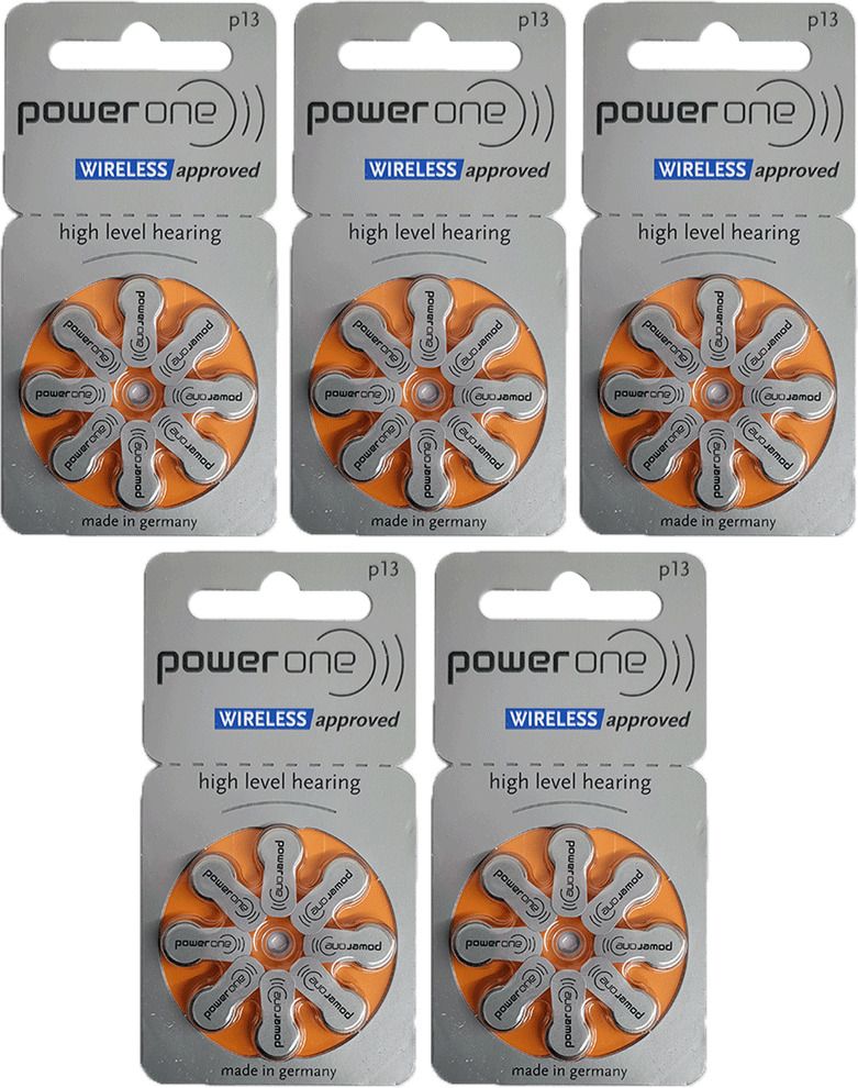 power one Size 13 Hearing Aid (5 Strip of 8 Batteries) Battery-picture-25