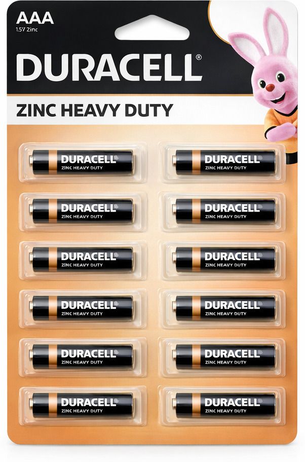 duracell Zinc Heavy Duty AAA Batteries, 1.5V Leak-Resistant Power Battery-picture-5