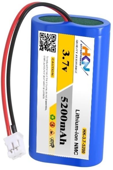 3.7V 5200mAh Lithium ion RechargeableBattery
