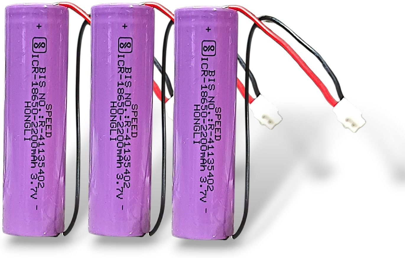 avisri 3 PCS 3.7V 2200mAh WIRE Li-ion 18650 Rechargeable Battery-picture-44