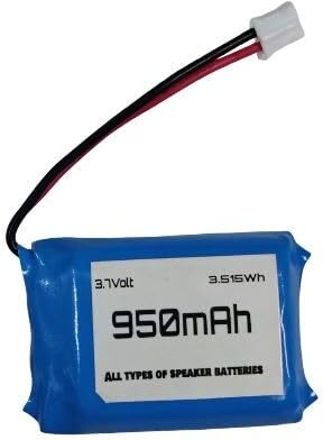 novel 3.7V 950mAH 2PIN Connector Lipo Rechargeable Speaker Battery-picture-44