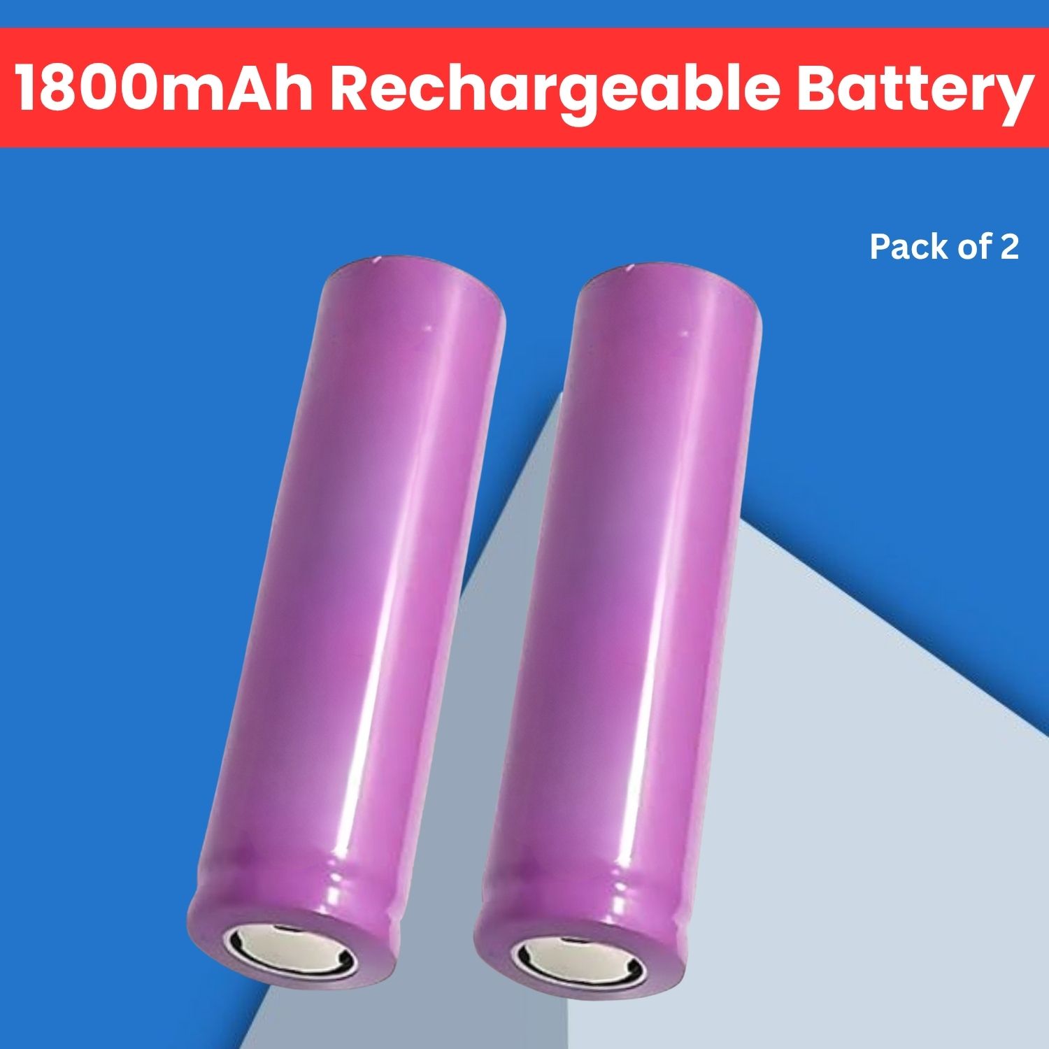 clairbell 1800mAh Rechargeable Lithium-ion , High Backup Power Cells for TorchTB395 Battery-picture-47