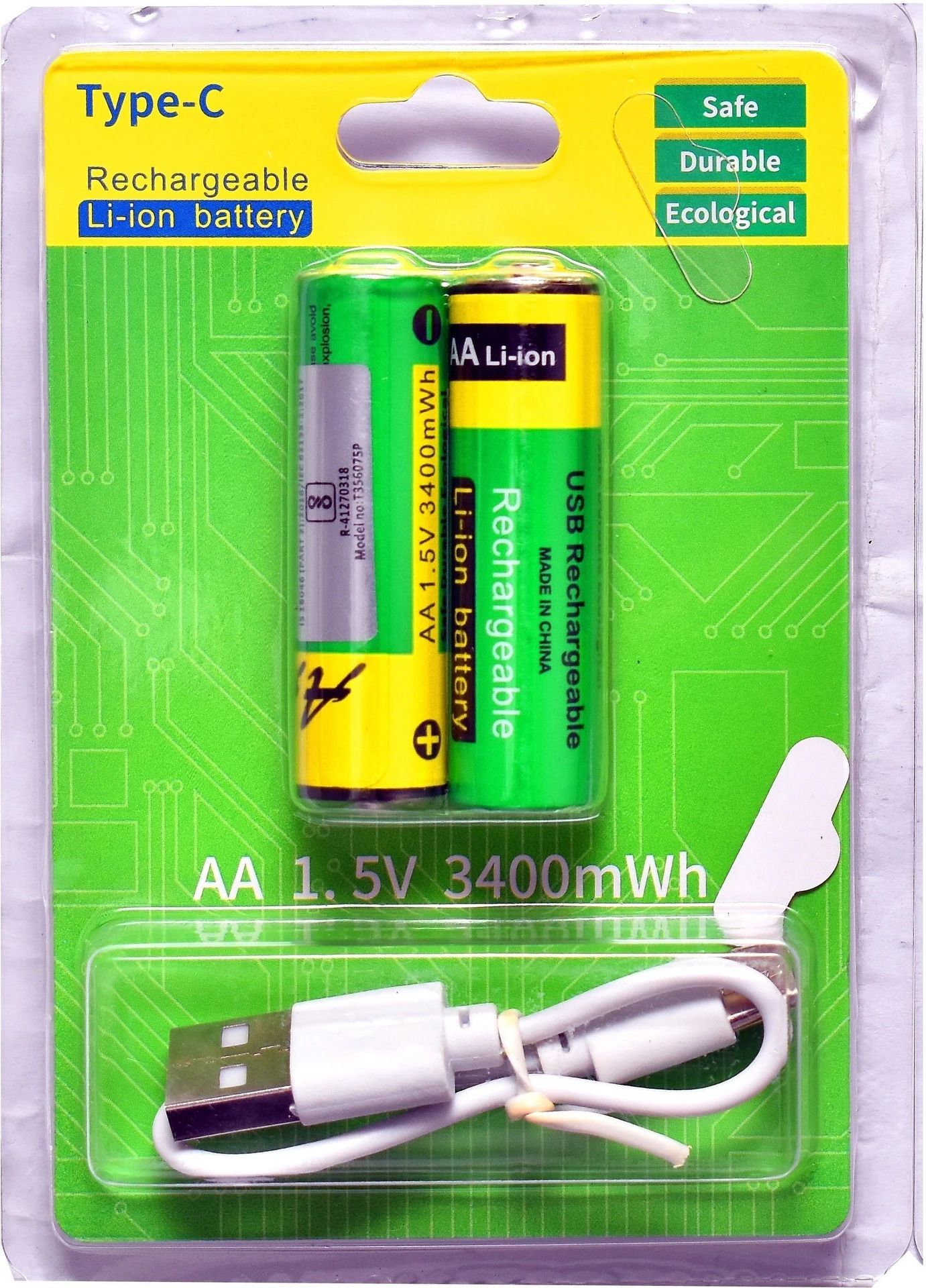 shopvexa AA Rechargeable Lithium-Ion 750mAh with Type-C| Battery-picture-48