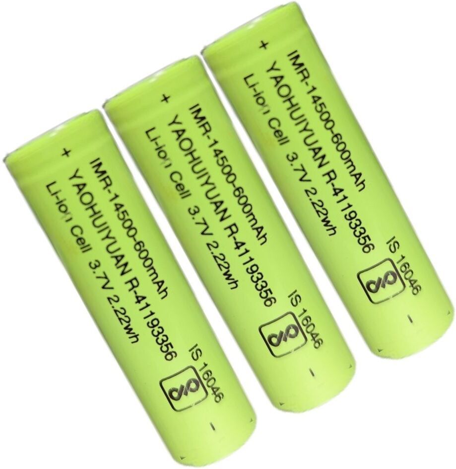 i-birds enterprises High Quality 14500 Rechargeable 3.7V 600mAh Li-ion PACK OF 3 BATTERY Battery-picture-10