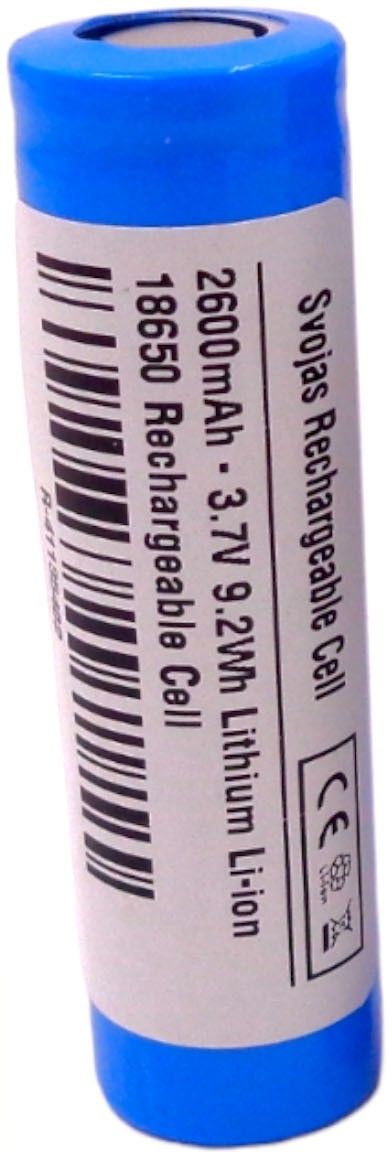 svojas Rechargeable Cell 2600mah | 18650 lithium rechargeable battery 3.7VBattery-picture-16