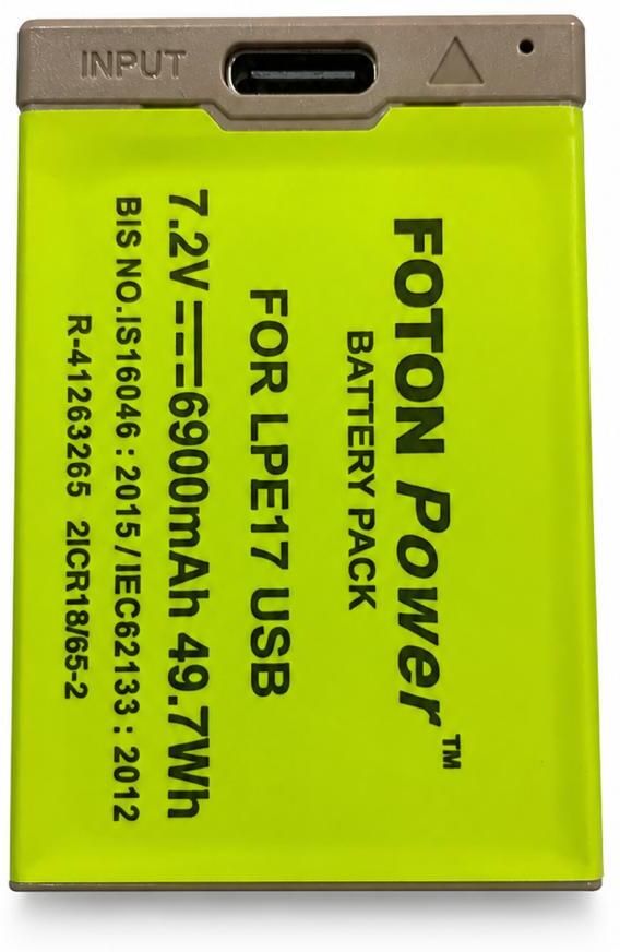 LP-E17(6900 mAh)Rechargeable Lithium-ion for Canon EOS R50 R10 R100 R8 Battery-image-30