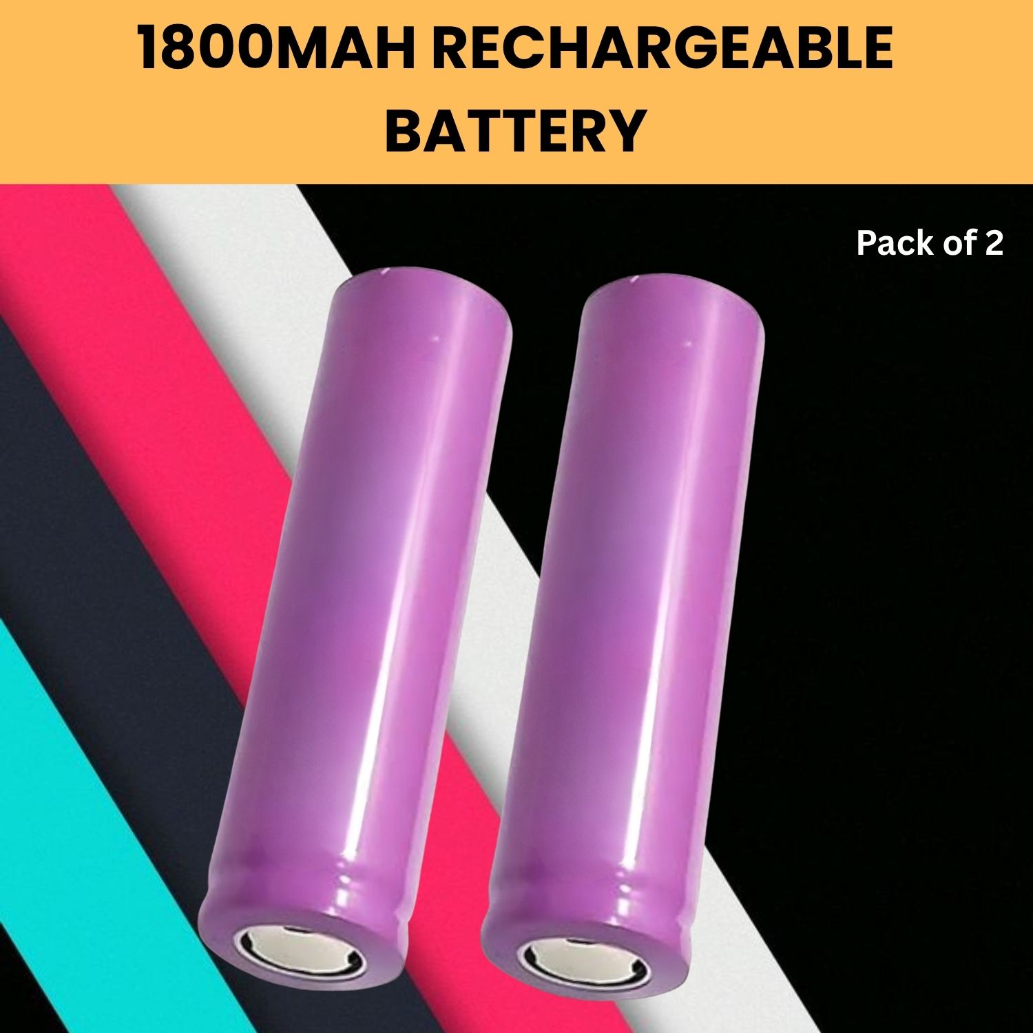 clairbell 1800mAh Rechargeable Lithium-ion , High Backup Power Cells for TorchEB98 Battery-picture-42