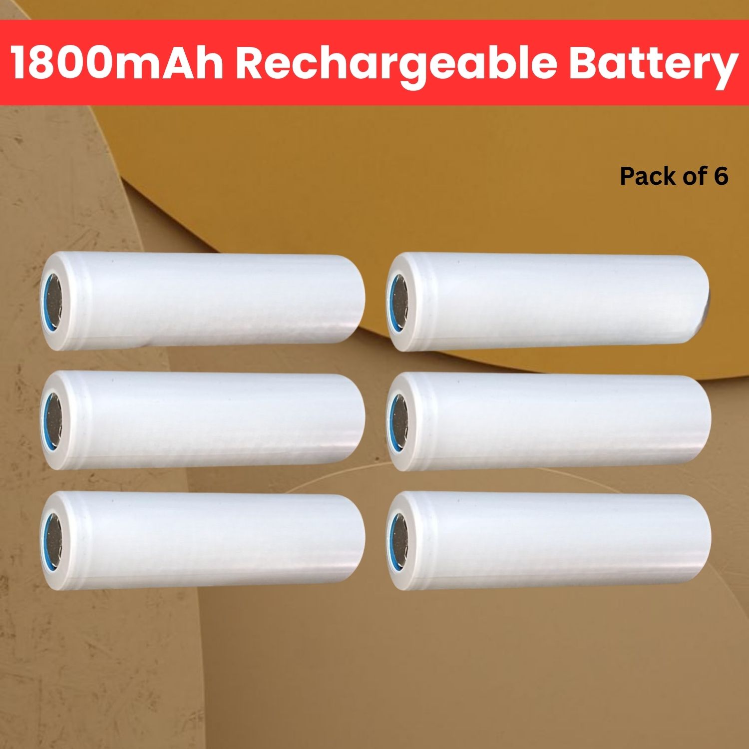 clairbell 1800mAh Rechargeable Lithium-ion , High Backup Power Cells for TorchFE324 Battery-picture-1