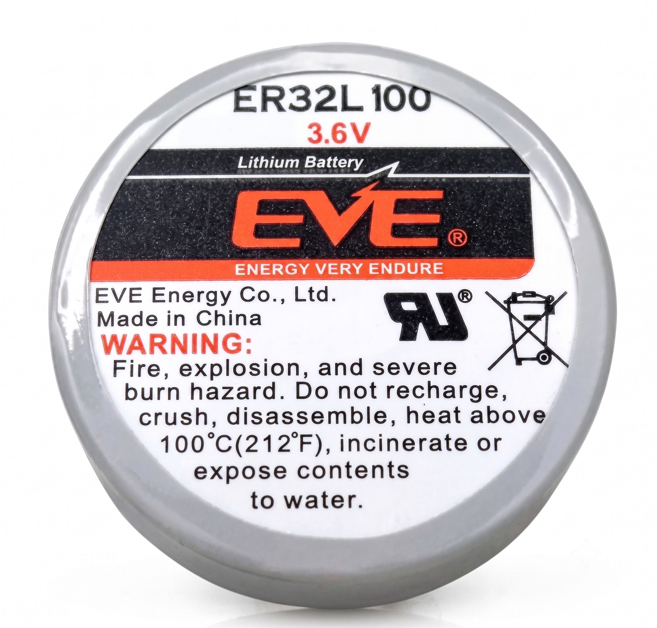 eve ER32L100 3.6V Lithium | Li-SOCl2 Primary Power Cell Battery-picture-16