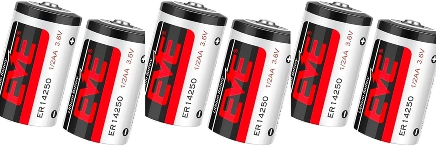 Compatible for ER14250 1/2 AA 3.6V Lithium Li SOCl2 1200 mAh Battery-image-45
