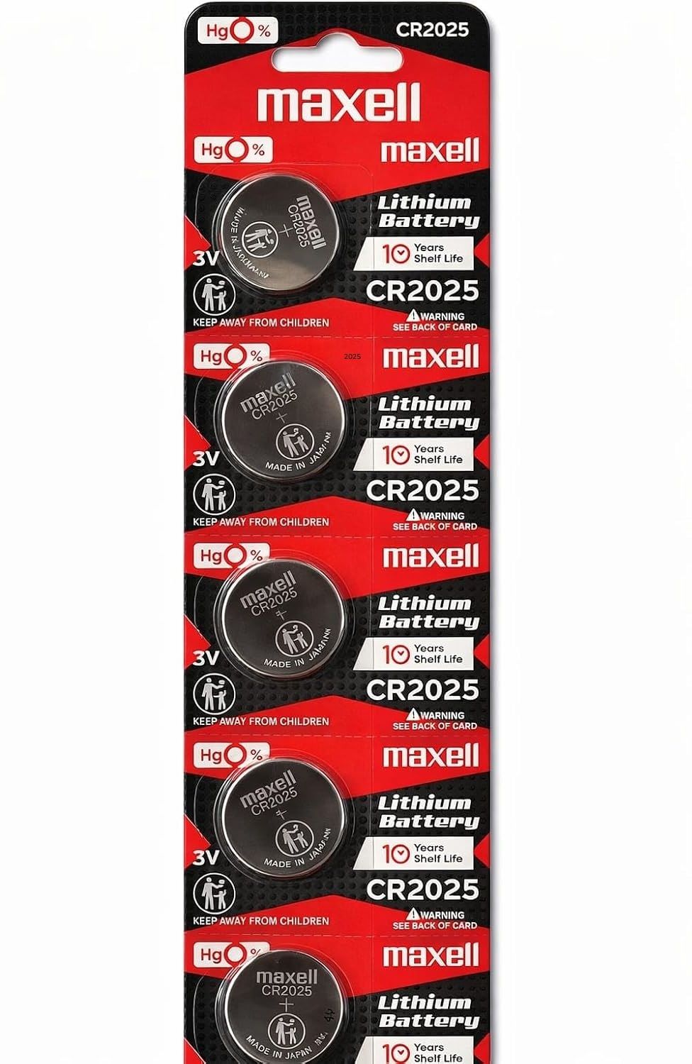 maxell Long Lasting ⚡ CR2025 3V Lithium Coin Cell Battery-picture-24