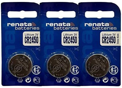 imaginea CR2450 - 3V Lithium Coin Cell for Watch, Small Electronic Gadget (3 Qty) Battery-picture-28