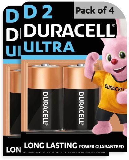 duracell Ultra D, High-Drains Devices, Flashlight, Toy, Electric Door Lock Battery-picture-45
