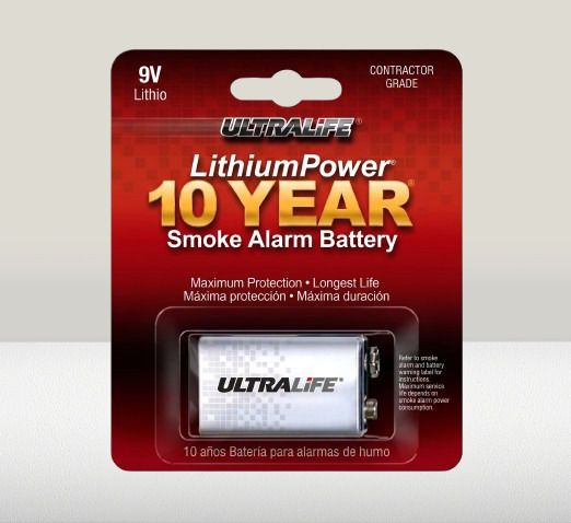 Long Lasting 9V Lithium for Smoke/CO Detectors – 1 Piece Battery-image-2