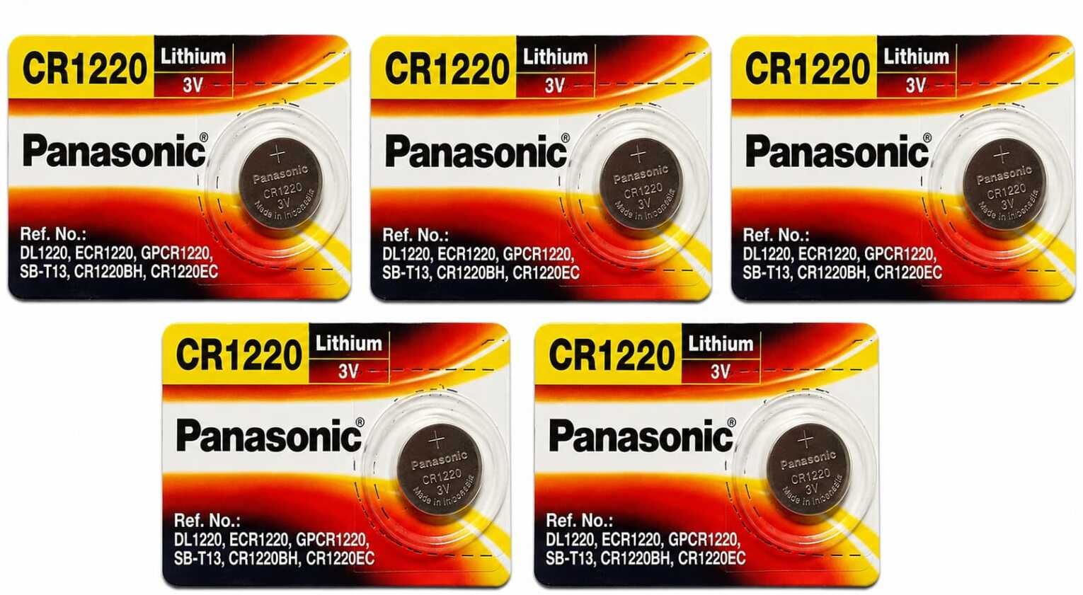 panasonic CR 1220 pack pack of 5 Battery-picture-27