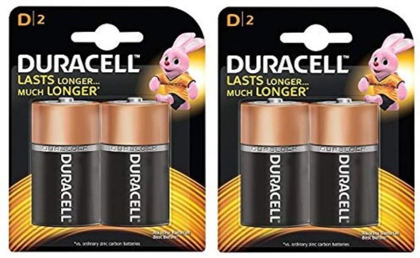 duracell ड्यूरासेल D2 बैटरी (4 का पैक) Battery-picture-38