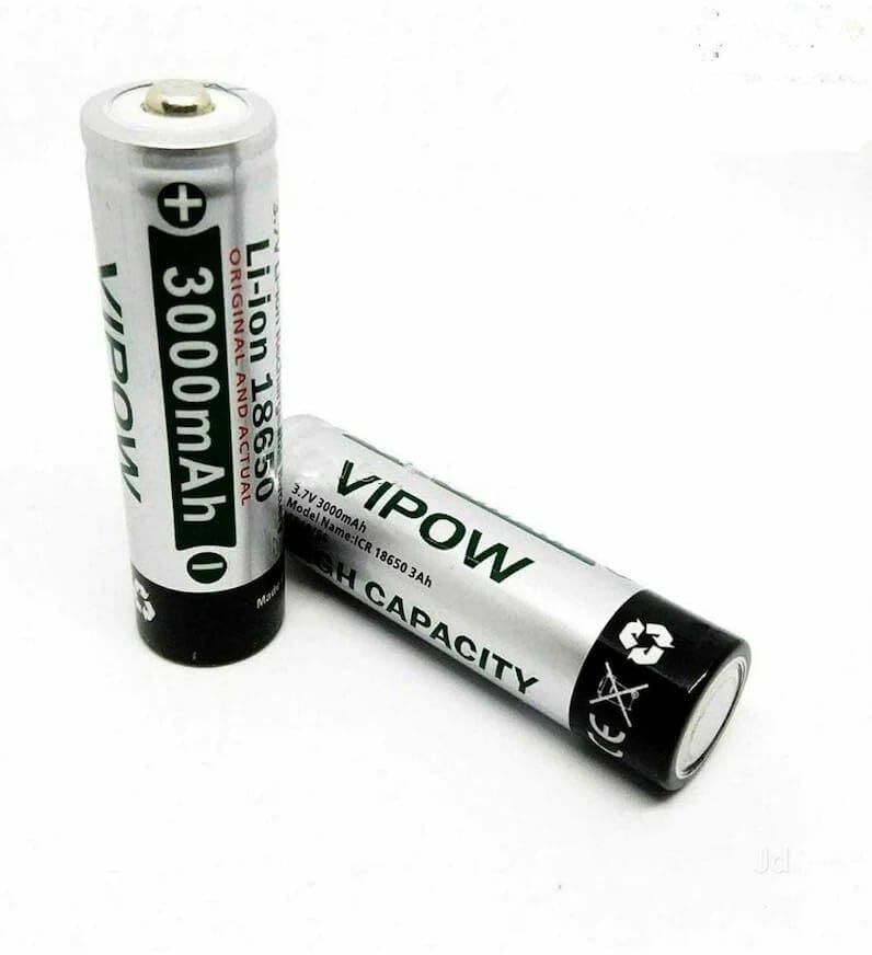 microusb VIPOW 18650 3000mAh 3.7V Top Pin Battery-picture-12