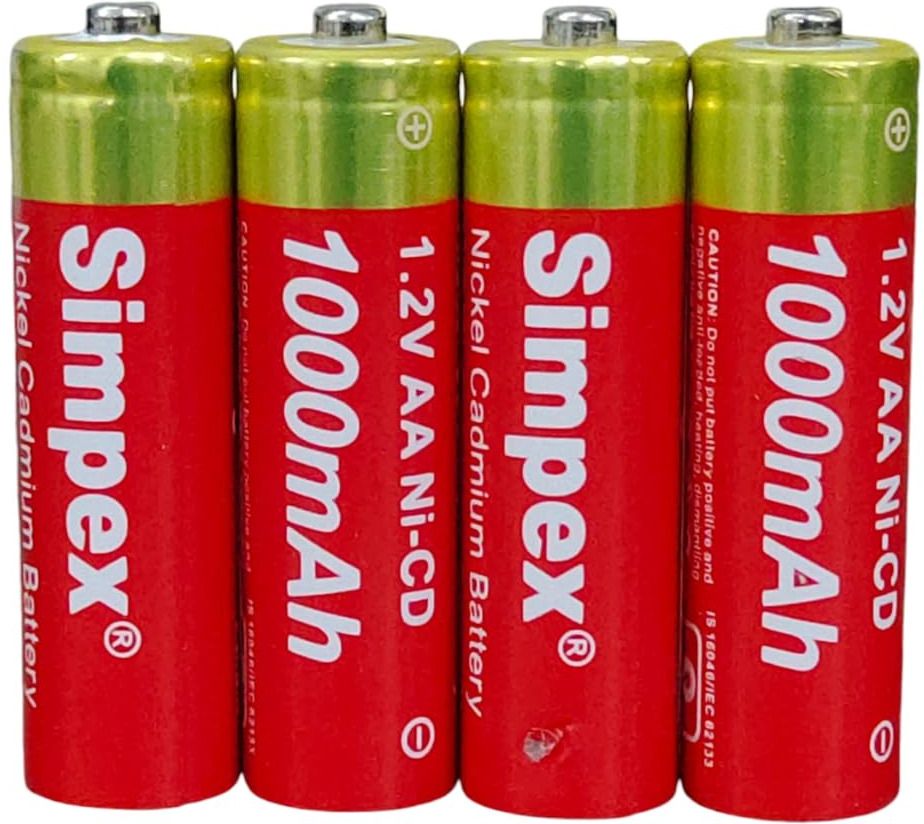 simpex 1000mAh NI-CD Rechargeable with Low Self Discharge Battery-picture-12