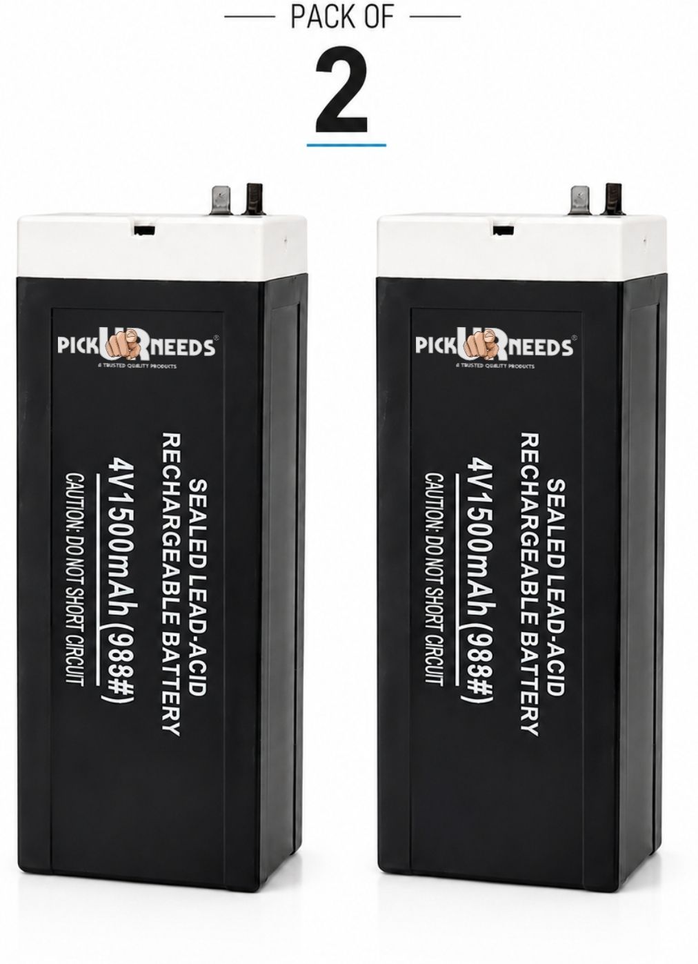 4V 1500mAh Rechargeable Lead Acid for Emergency & Security Use Battery-image-30