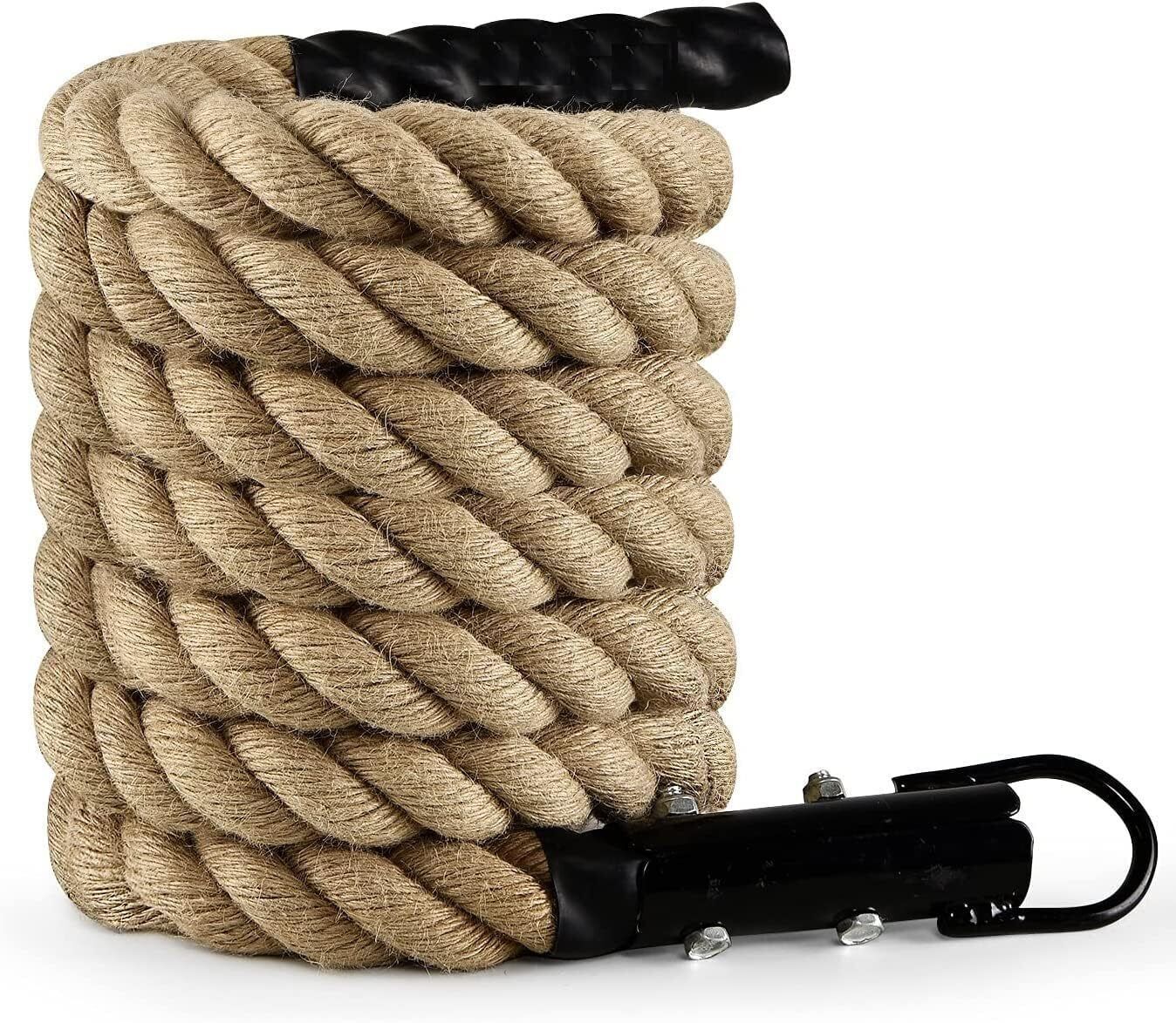 Climbing Rope, 1.5" Diameter Gym Fitness Training Rope for Home & Gym Battle Rope-image-8