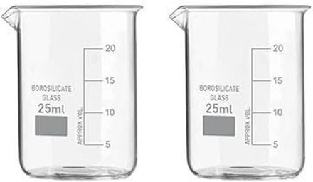 shiv scientific glass work 25 ml Flat Beaker-picture-26
