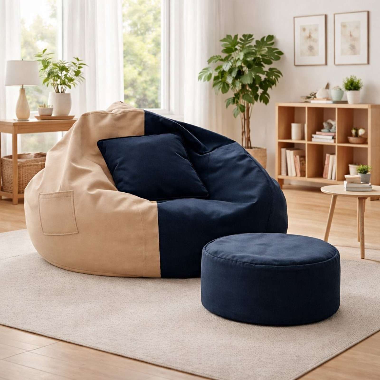 5XL Tear Drop Bean Bag Cover (Without Beans)-image-39