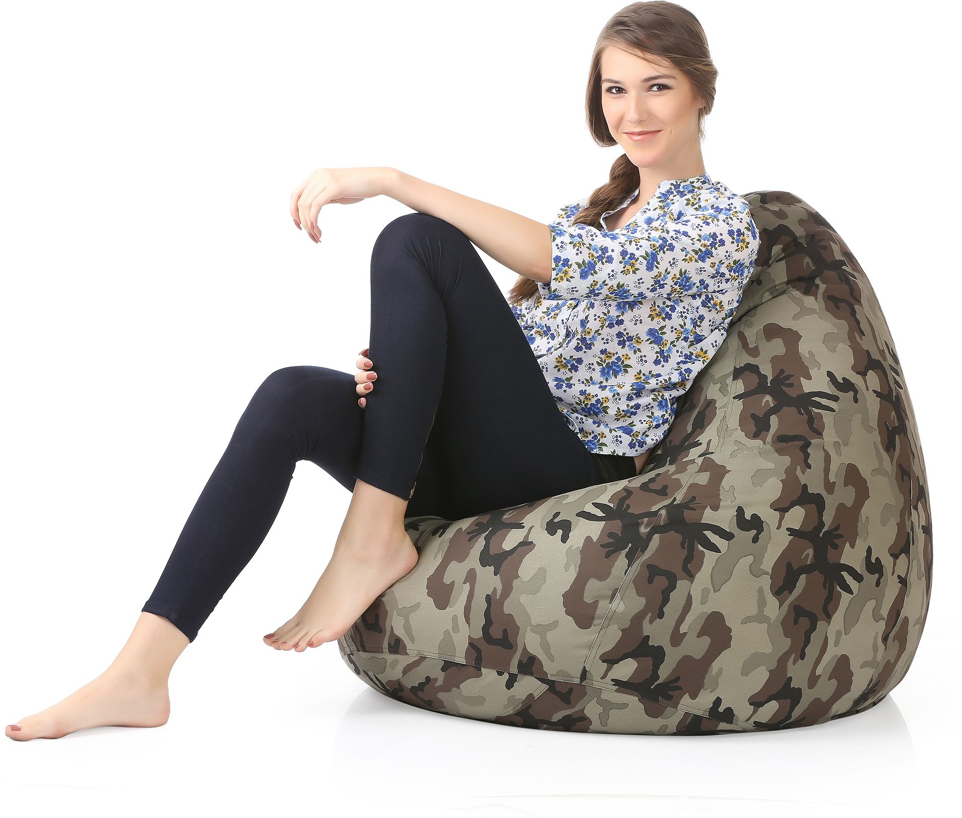 style homez XXL Tear Drop Bean Bag Cover (Without Beans)-picture-36