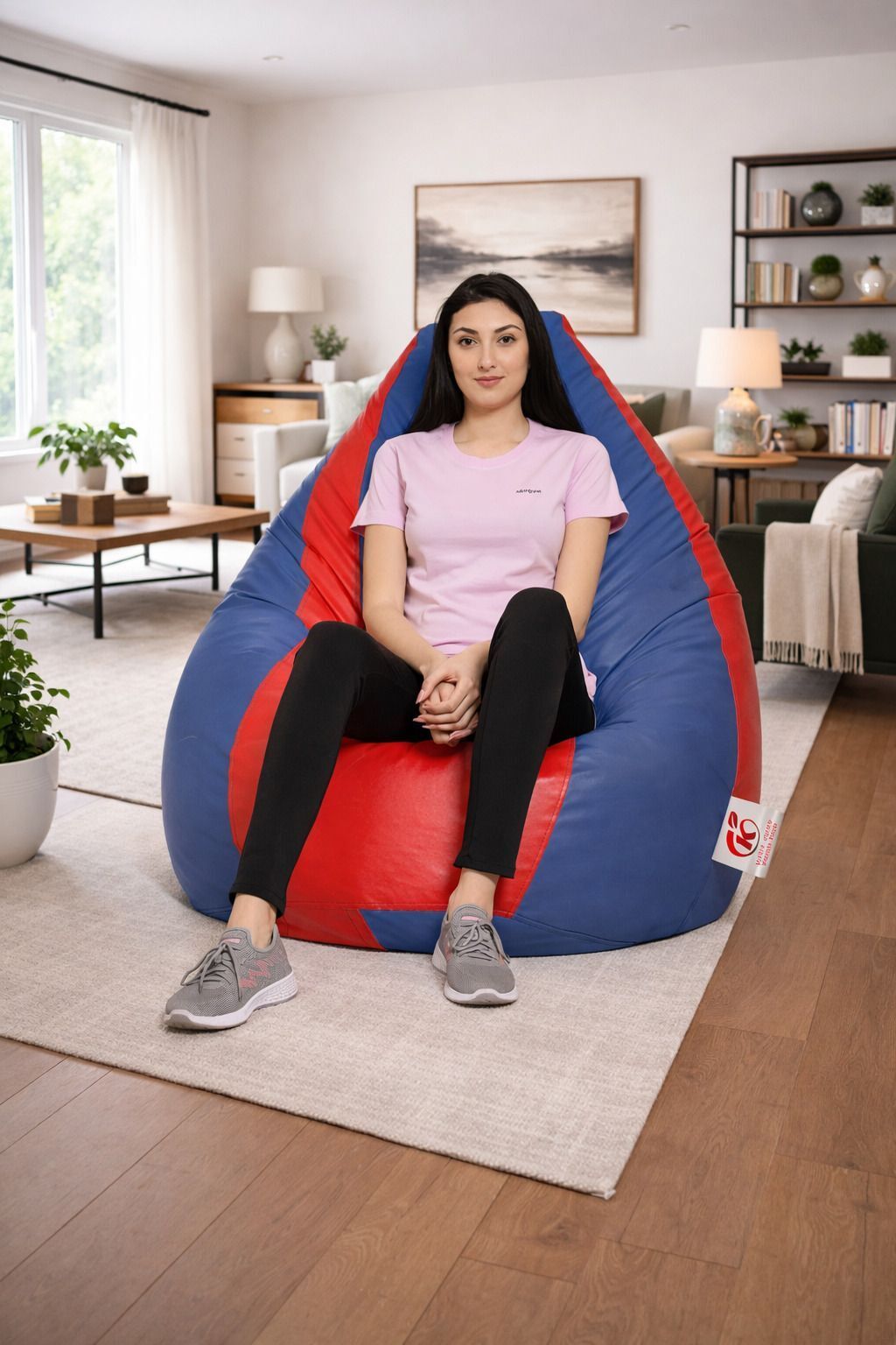 XXXL Tear Drop Bean Bag Cover (Without Beans)-image-12