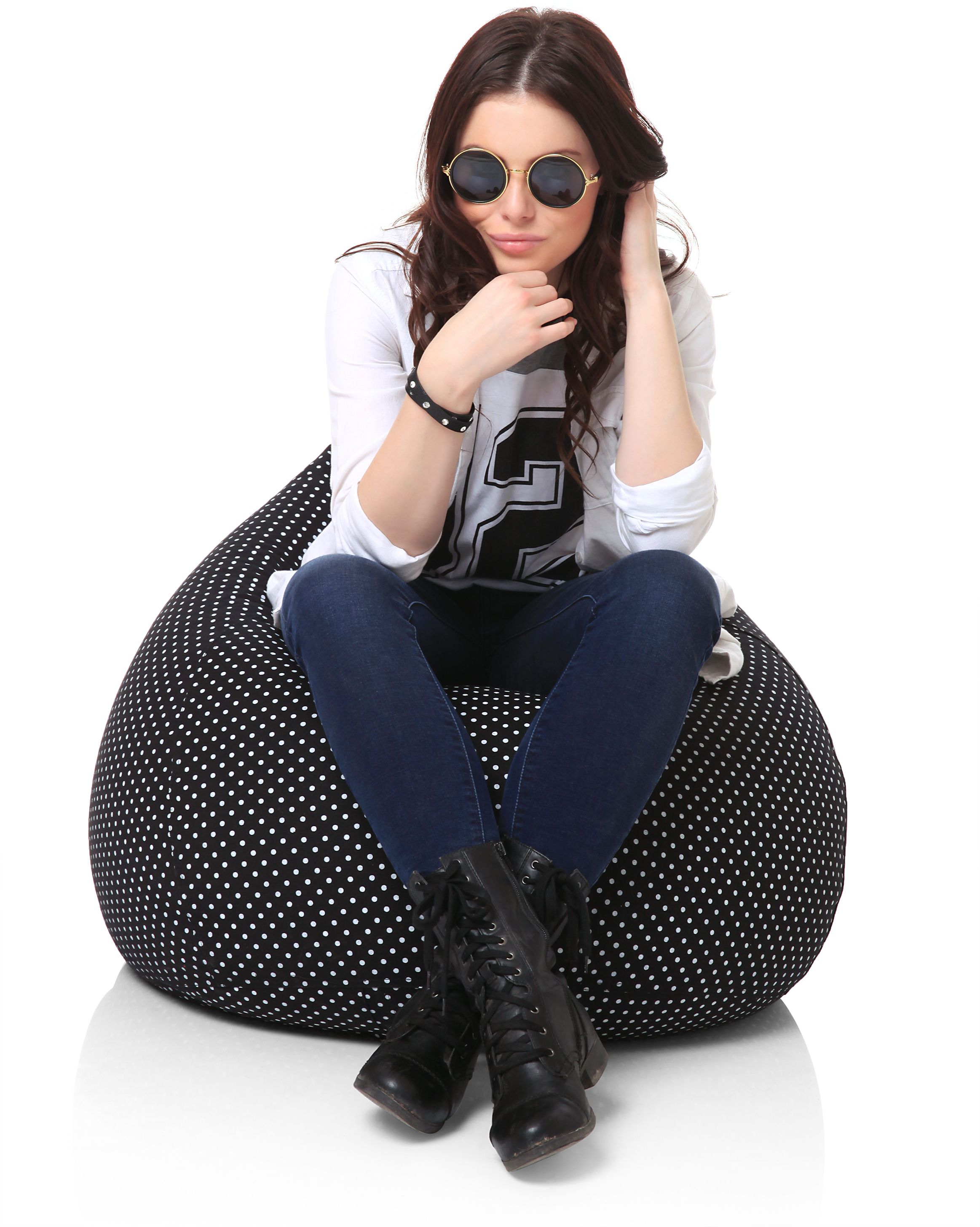 style homez XL Tear Drop Bean Bag Cover (Without Beans)-picture-35
