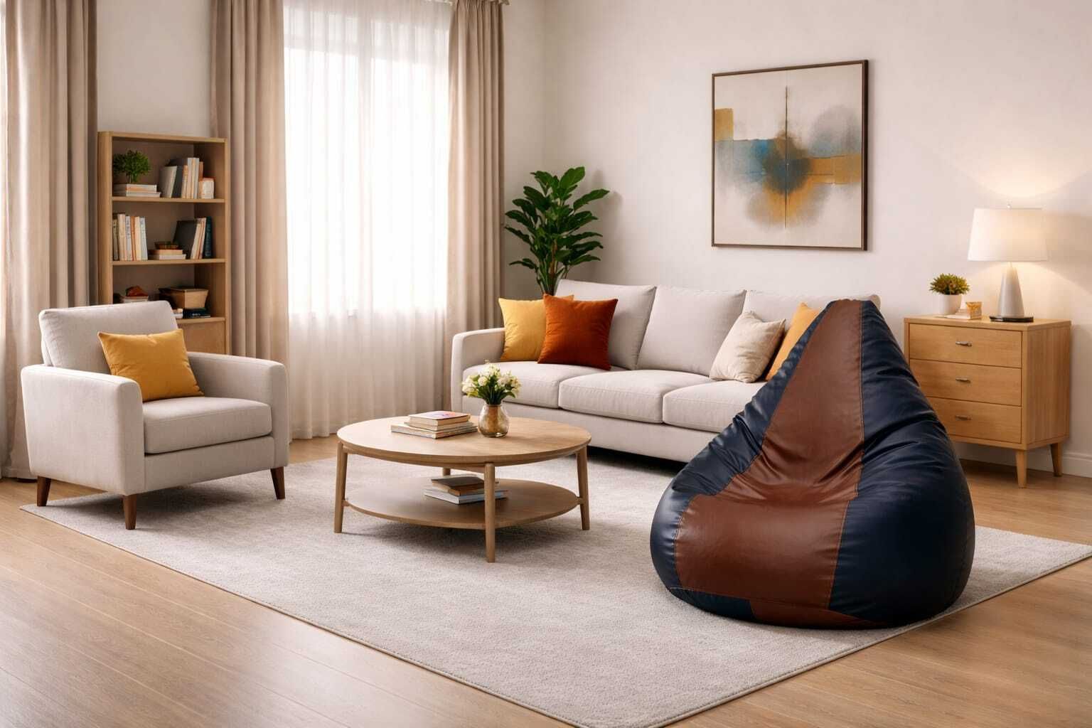 XXL Tear Drop Bean Bag Cover (Without Beans)-image-44