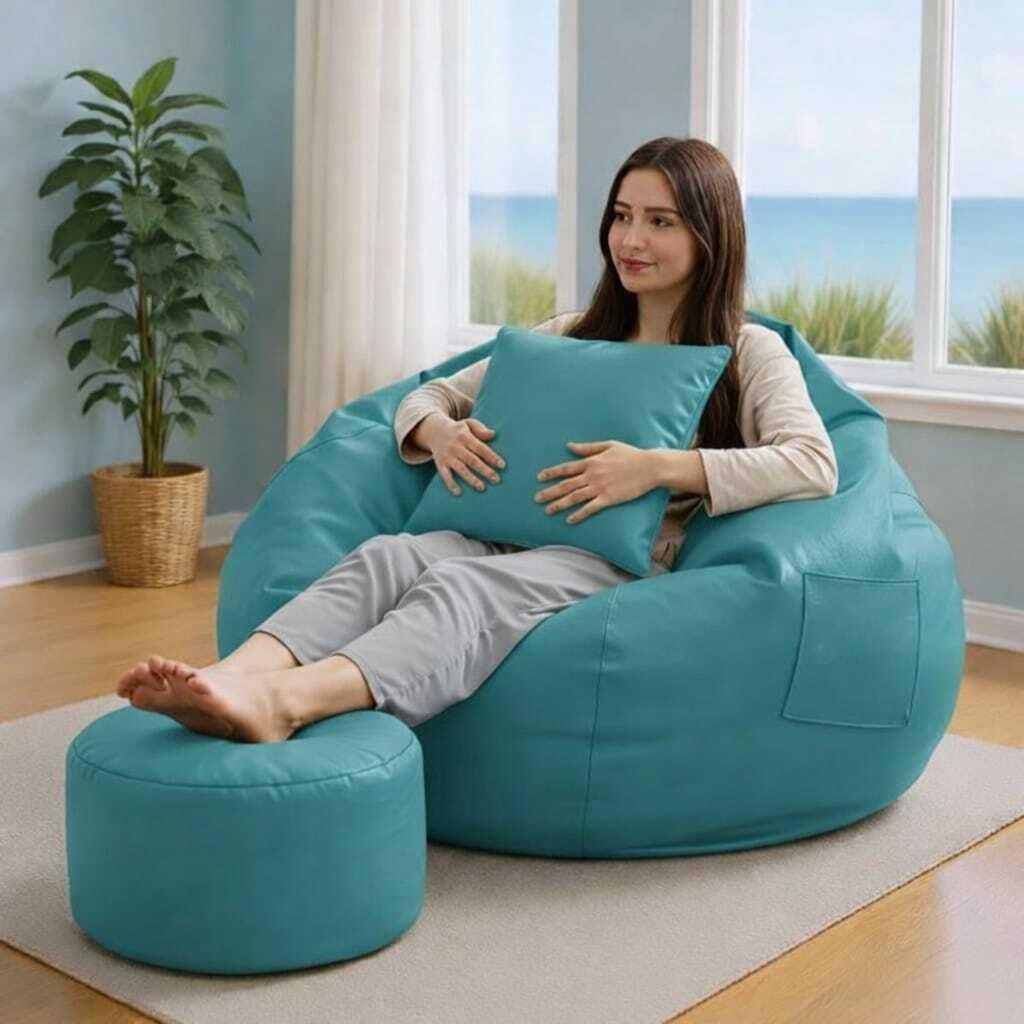 coaster shine XXL Tear Drop Bean Bag Cover (Without Beans)-picture-13