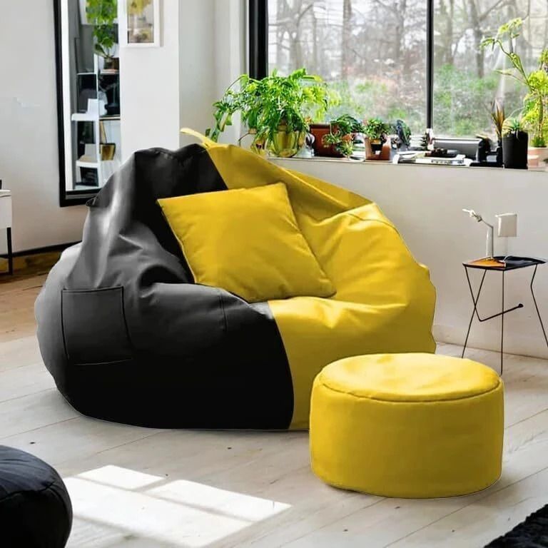 4XL Tear Drop Bean Bag Cover(Without Beans)