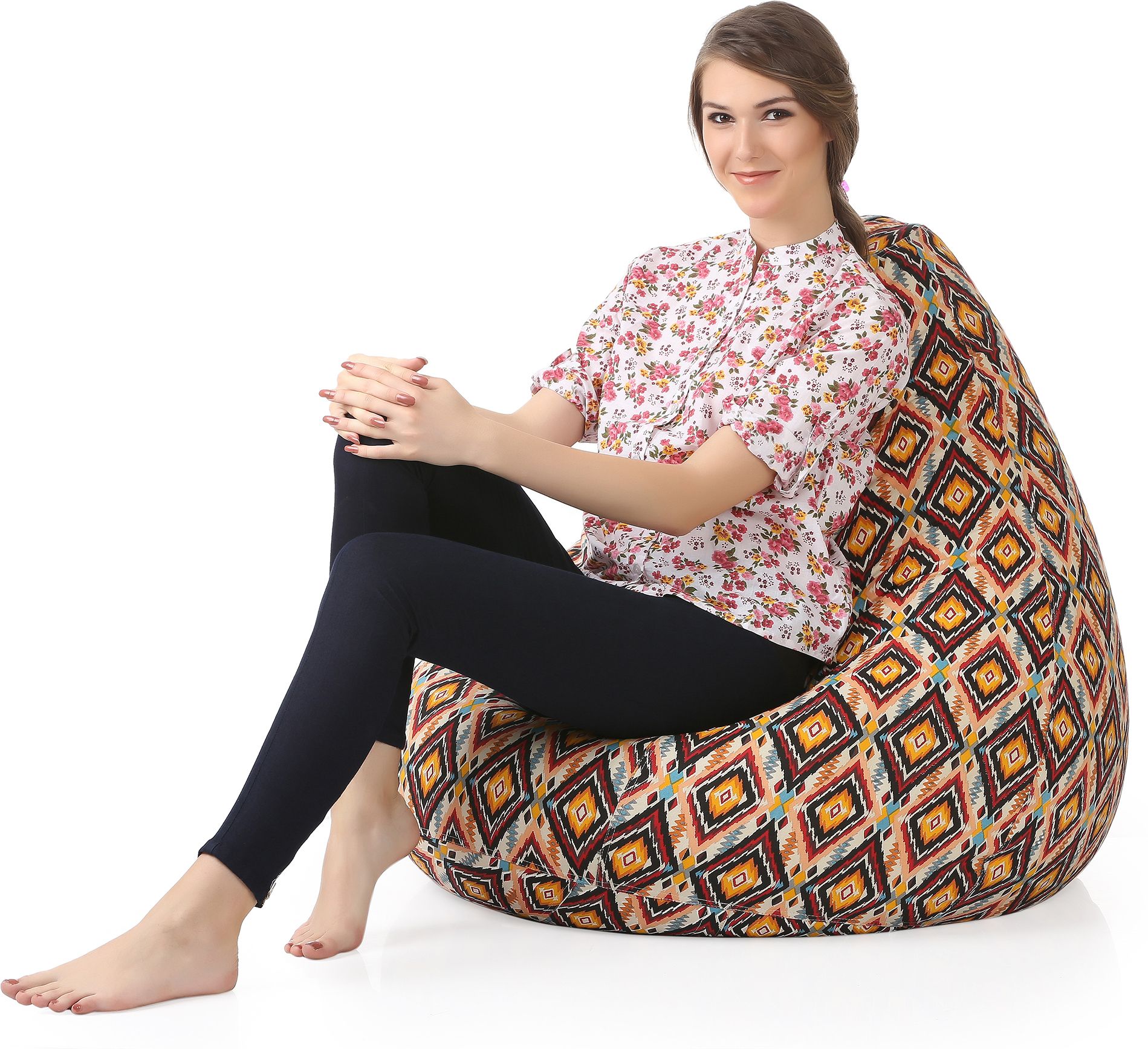 style homez XXL Tear Drop Bean Bag Cover (Without Beans)-picture-5