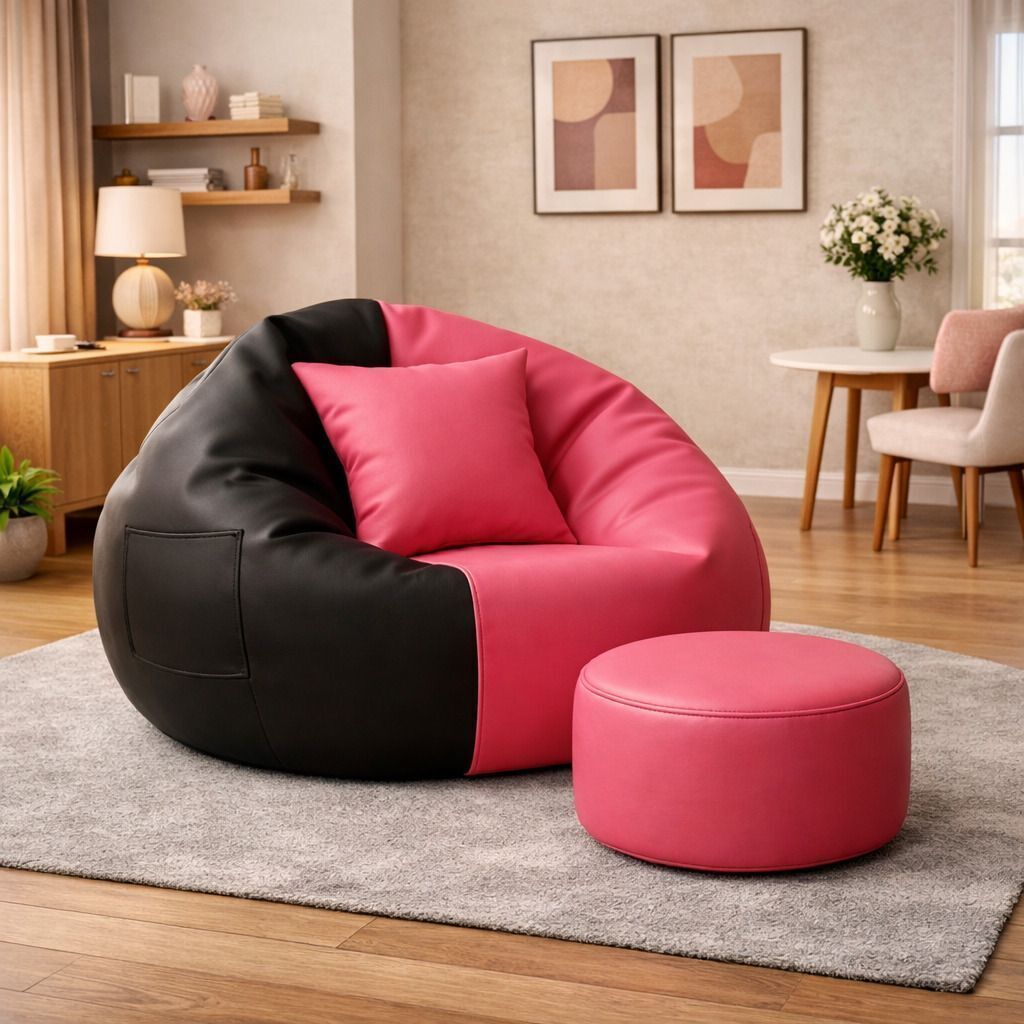 kc furnish 4XL Tear Drop Bean Bag Cover (Without Beans)-picture-23