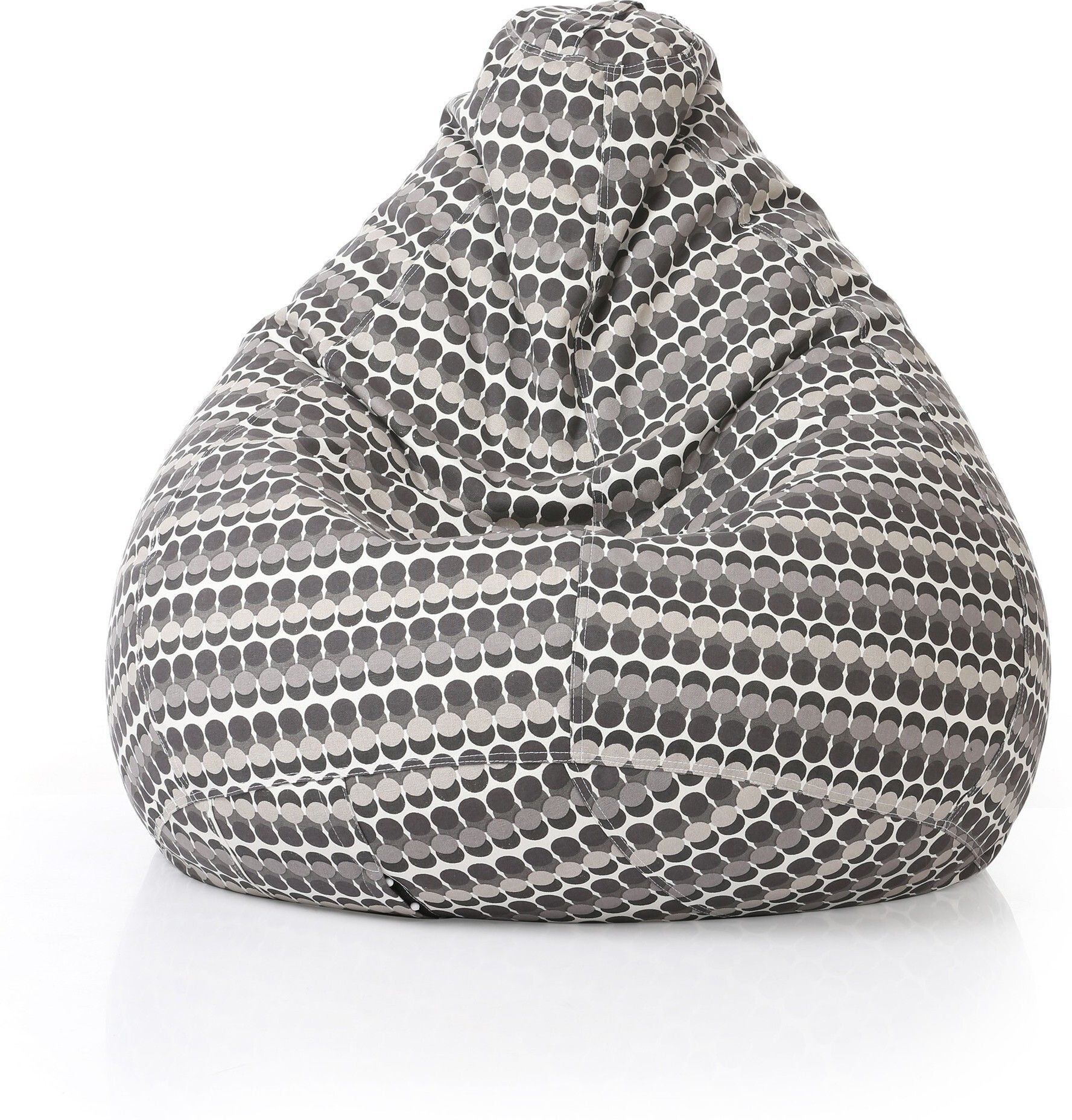 XXL Classic Cotton Canvas Printed Teardrop Bean Bag With Bean Filling-image-48
